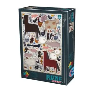 PUZZLE D-TOYS - A. KURTI : ANIMAUX DE LA FERME - 500 PIECES