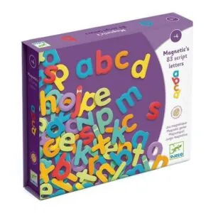 COFFRET LETTRES MAGNETIQUES SCRIPTES - DJECO