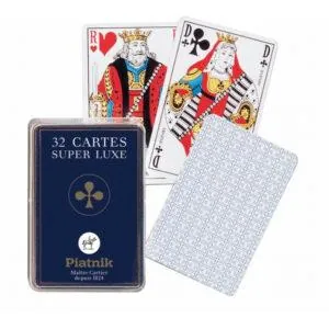 32 CARTES FRANCAISES PLAST. HC