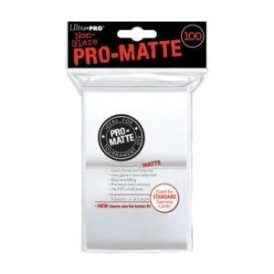 ULTRA PRO - 100 SLEEVES PRO-MATTE BLANC