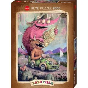 PUZZLE HEYE ZOZOVILLE - J. POTMA : VIREE EN VOITURE : 2000 PIECES