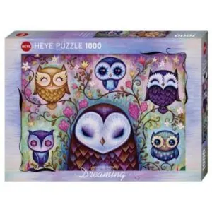 PUZZLE HEYE DREAMING - J. KETNER : LES CHOUETTES - 1000 PIECES
