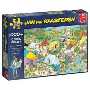 PUZZLE JAN VAN HAASTEREN : CAMPING NATURE - 1000 PIECES