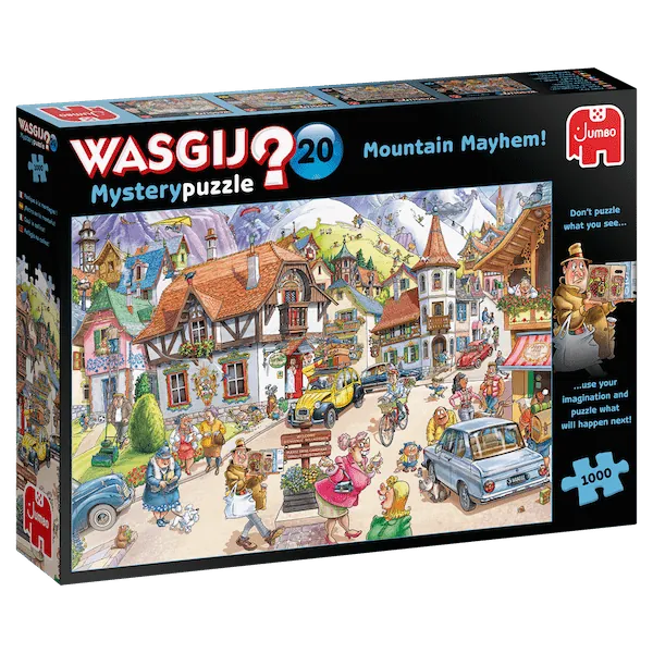 PUZZLE WASGIJ - MYSTERY 20 : PANIQUE A LA MONTAGNE ! - 1000 PIECES