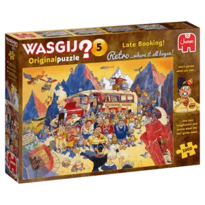 PUZZLE WASGIJ - ORIGINAL RETRO 5 : RESERVATION EN DERNIERE MINUTE ! - 1000 PIECES