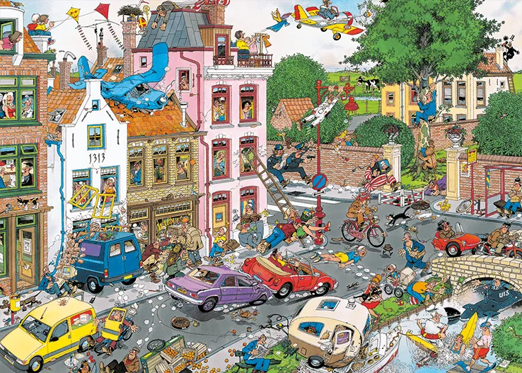PUZZLE JAN VAN HAASTEREN : VENDREDI 13 - 1000 PIECES – Image 2