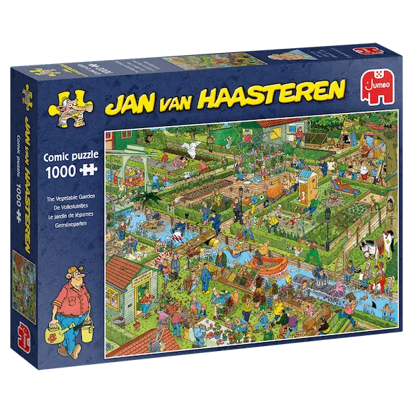PUZZLE JAN VAN HAASTEREN : LE JARDIN DE LEGUMES - 1000 PIECES