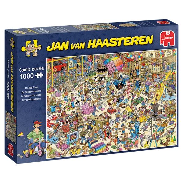 PUZZLE JAN VAN HAASTEREN : LE MAGASIN DE JOUETS - 1000 PIECES