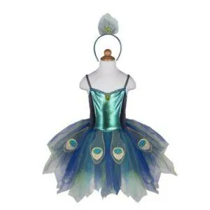 ROBE PAON AVEC COIFFE 5/6 ANS