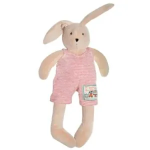 PELUCHE SYLVAIN LE LAPIN - LES PETITS FERES - MOULIN ROTY