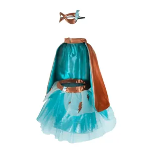 SET SUPER HEROINE- TUTU CAPE MASQUE 4/6 ANS