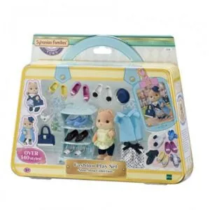 VALISETTE MODE ET GRANDE SOEUR CHIEN - SYLVANIAN FAMILIES