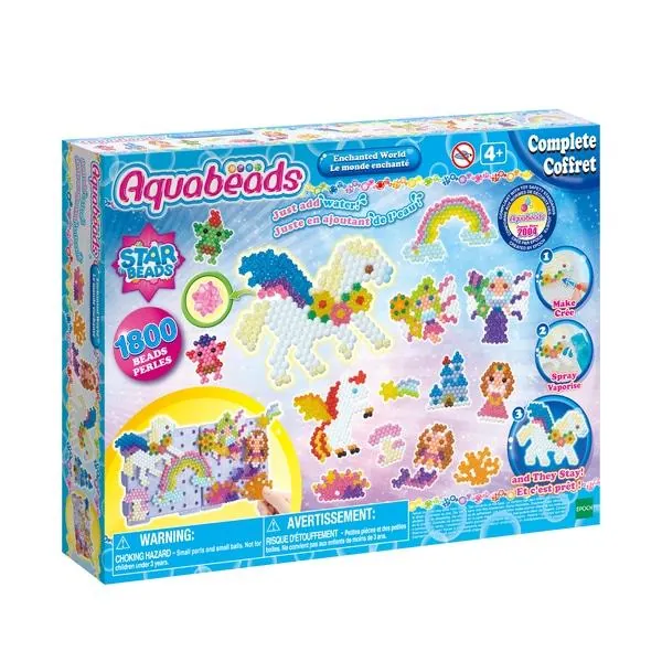 AQUABEADS COFFRET LE MONDE ENCHANTE
