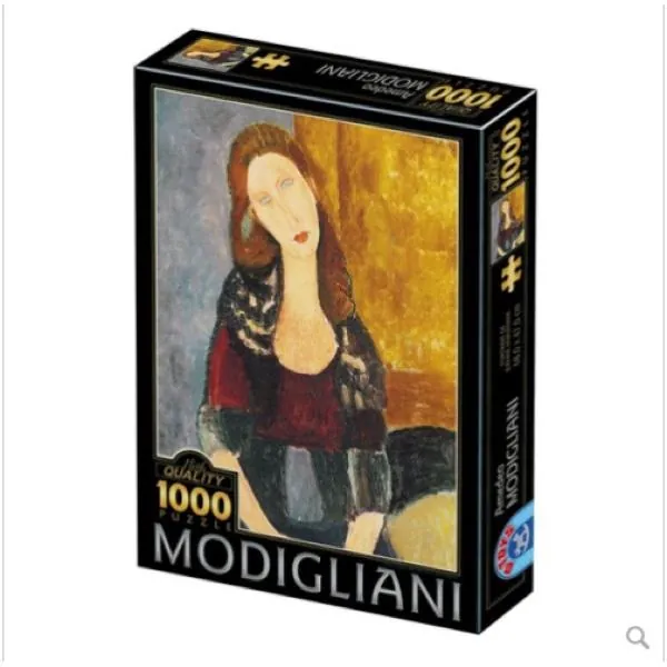 PUZZLE D-TOYS - A. MODIGLIANI : PORTRAIT DE JEANNE HEBUTERNE - 1000 PIECES