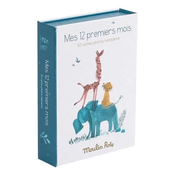 CARTES MES 12 PREMIERS MOIS - SOUS MON BAOBAB - MOULIN ROTY