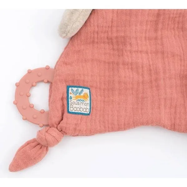 DOUDOU ATTACHE TETINE GIRAFE - SOUS MON BAOBAB - MOULIN ROTY – Image 3