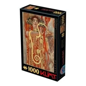 PUZZLE D-TOYS - G. KLIMT : FEMME SERPENT - 1000 PIECES