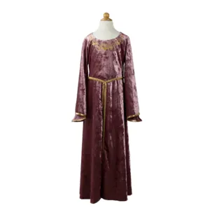 ROBE REINE GUENIEVRE VIEUX ROSE 9-10 ANS GREAT PRETENDERS