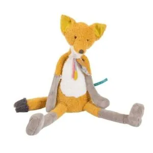 PELUCHE GRAND RENARD CHAUSETTE - LE VOYAGE D'OLGA - MOULIN ROTY