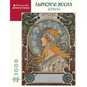 PUZZLE POMEGRANATE - A. MUCHA : ZODIAQUE : 1000 PIECES