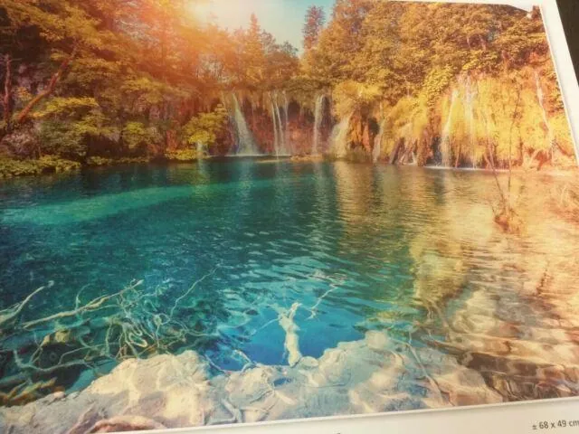 PUZZLE KING LANDSCAPE : LAC DE PLITVICE CROATIE - 1000 PIECES – Image 2