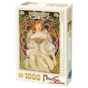 PUZZLE D-TOYS - A.MUCHA : REVERIE - 1000 PIECES