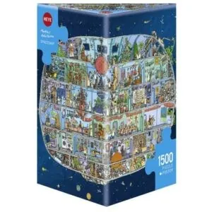 PUZZLE HEYE - M. ADOLFSSON : VAISSEAU SPATIAL - 1500 PIECES