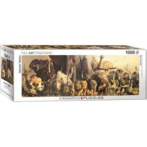PUZZLE EUROGRAPHICS - PANORAMIQUE - BEAUX-ARTS - H. TAKINO : ARCHE DE NOE - 1000 PIECES