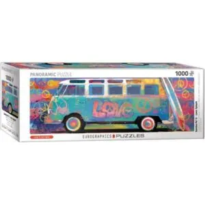 PUZZLE EUROGRAPHICS PANORAMIQUE : BUS D'AMOUR - 1000 PIECES