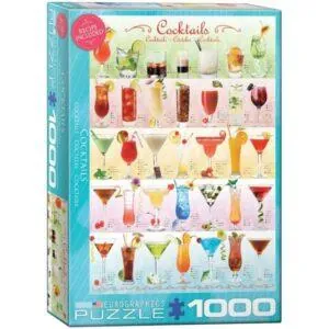 PUZZLE EUROGRAPHICS : COCKTAILS - 1000 PIECES