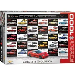 PUZZLE EUROGRAPHICS : EVOLUTION DE LA CORVETTE - 1000 PIECES