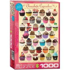 PUZZLE EUROGRAPHICS : CUPCAKES AU CHOCOLAT - 1000 PIECES