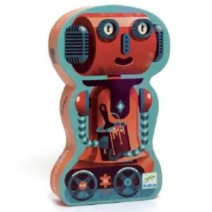PUZZLE DJECO SILHOUETTE : BOB LE ROBOT - 36 PIECES