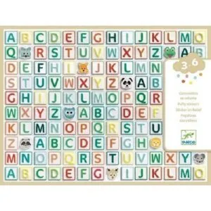 GOMMETTES VOLUME - ALPHABET-DJECO