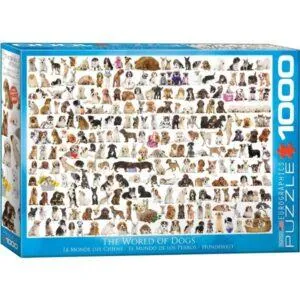 PUZZLE EUROGRAPHICS : LE MONDE DES CHIENS - 1000 PIECES
