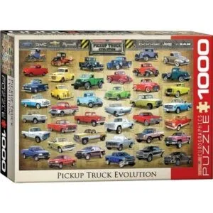 PUZZLE EUROGRAPHICS : EVOLUTION DU PICK-UP TRUCK - 1000 PIECES