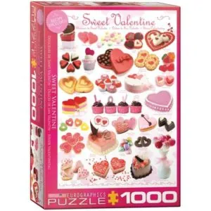 PUZZLE EUROGRAPHICS : DOUCEURS DE SAINT-VALENTIN - 1000 PIECES