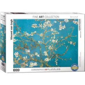 PUZZLE EUROGRAPHICS - BEAUX-ARTS - V.V. GOGH : AMANDIER EN FLEURS - 1000 PIECES