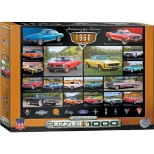 PUZZLE EUROGRAPHICS : VOITURES AMERICAINES - 1000 PIECES
