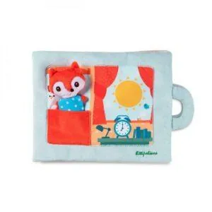 LIVRE TISSU- BONJOUR PETIT RENARD-LILLIPUTIENS