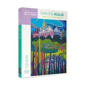 PUZZLE POMEGRANATE - D. KULIG : AU BORD DE L'ETANG DE PECHE - 1000 PIECES