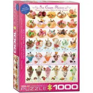 PUZZLE EUROGRAPHICS : SAVEURS CREME GLACEE - 1000 PIECES