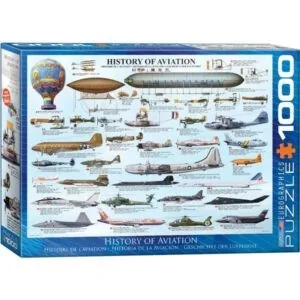 PUZZLE EUROGRAPHICS : HISTOIRE DE L'AVIATION - 1000 PIECES