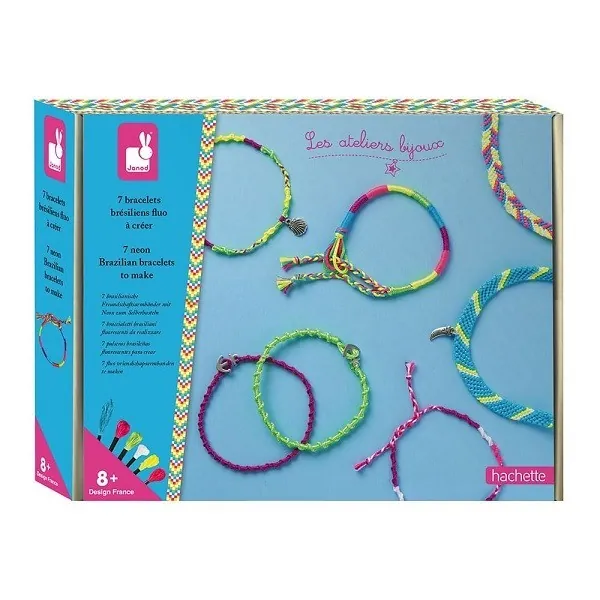 BRACELETS BRESILIENS FLUO A CREER - JANOD