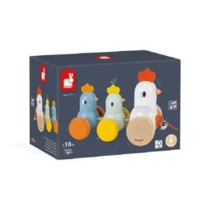 POULE ET POUSSIN A PROMENER - JANOD