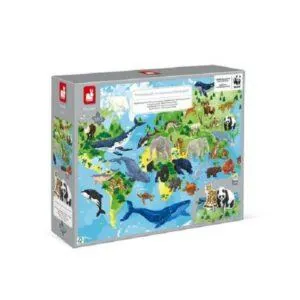 PUZZLE EDUCATIF JANOD : LES ESPECES PRIORITAIRES WWF - 350 PIECES