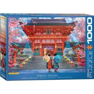 PUZZLE EUROGRAPHICS - L. STEWART - SAKURA AU PRINTEMPS - 1000 PIECES