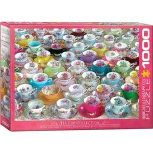 PUZZLE EUROGRAPHICS : COLLECTION DE TASSES A THE - 1000 PIECES