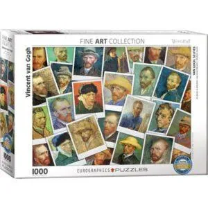 PUZZLE EUROGRAPHICS - BEAUX-ARTS - V.V. GOGH : LES SELFIES DE VAN GOGH - 1000 PIECES