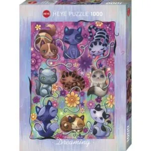 PUZZLE HEYE - DREAMING - J. KETNER : KITTY CATS - 1000 PIECES